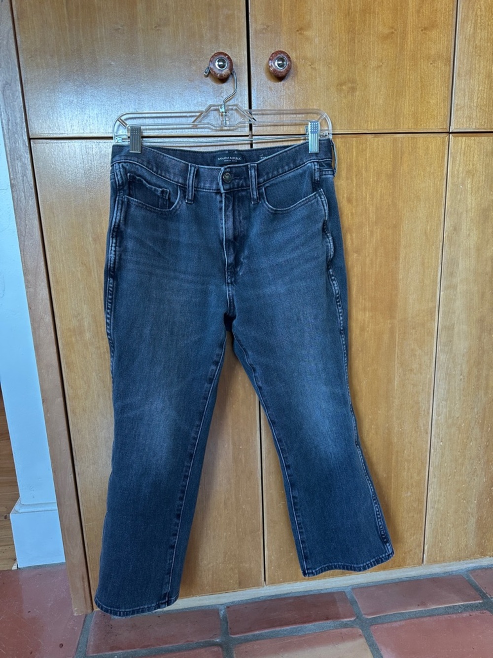 Banana Republic premium denim black jeans